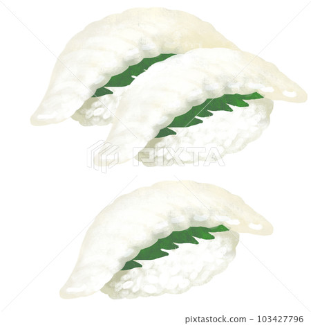 Sushi illustration Engawa 103427796