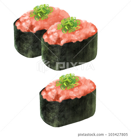 壽司插圖 Gunkan Negitoro 103427805