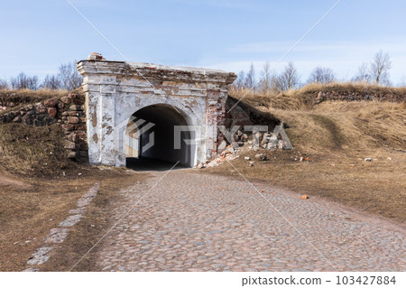 Old gate of the Annenkrone or St Annes Crown, Vyborg Old gate of the Annenkrone or St Annes Crown, Vyborg 103427884