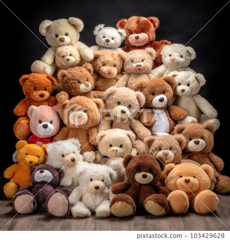 A lot best sale of teddy bears