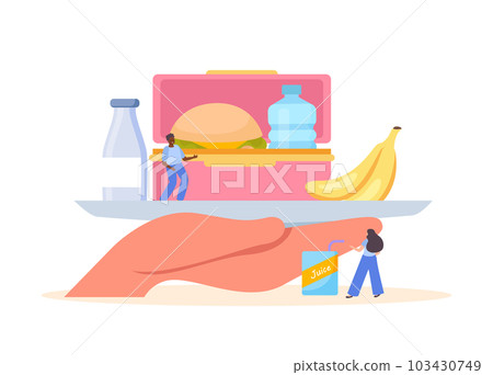 Lunch Box Tray Background 103430749