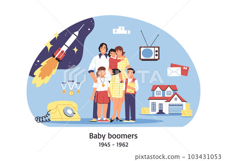 Baby Boomers Generation Composition Baby Boomers Generation Composition 103431053
