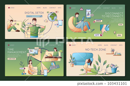 Digital Detoxing Website Set 103431101
