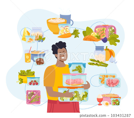 Food In Containers Composition 103431287