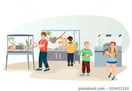 Exotic Reptile House Composition 103431350