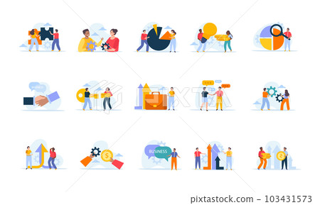 Business Merger Compositions Set 103431573