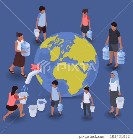 World Water Deficiency Composition 103431932