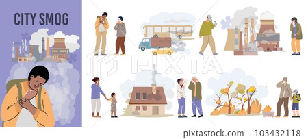 City Smog Flat Set 103432118