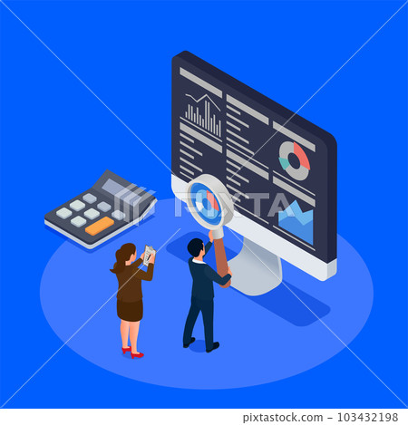 Financial Regulation Isometric Financial Regulation Isometric 103432198