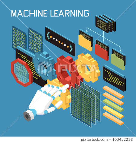 Machine Learning Isometric Composition 103432238
