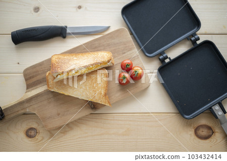 Ham and Egg Hot Sandwich Ham and Egg Hot Sandwich 103432414