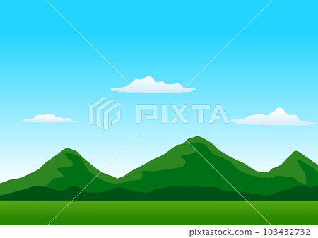 mountain and tree view 103432732