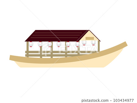 屋形船、觀景船、無浪 103434977