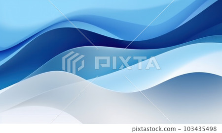 Waveform abstract background material (AI generated image) 103435498