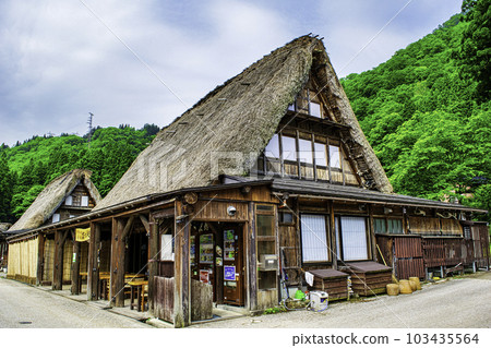 富山縣、五簇山、相倉合掌造村、合掌造房屋及茶室松屋，世界遺產 103435564