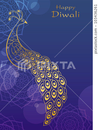 Background illustration with text space for Diwali Festival of Lights 103436261