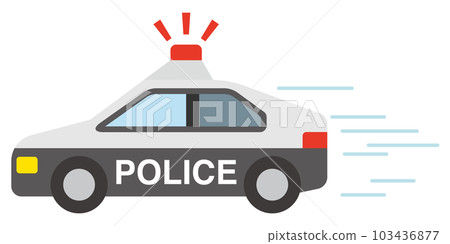 Police car illustration 103436877