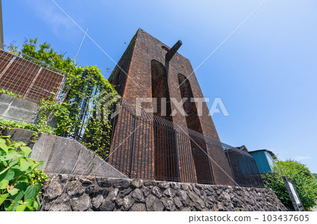 《Fukuoka Prefecture》Wind-up machine pedestal (former Honami-cho) 103437605