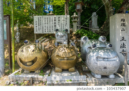 《福岡縣》Kogaeru Temple Shingon Buddhist Omuro school Ruriyama Shoboji 103437907