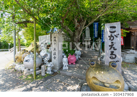 《福岡縣》Kogaeru Temple Shingon Buddhist Omuro school Ruriyama Shoboji 103437908