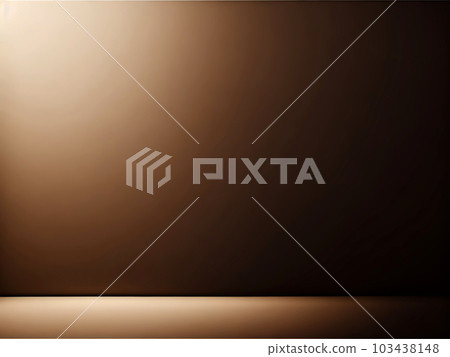 Brown background for product display with soft shadows and natu 103438148