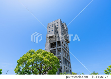 《Fukuoka Prefecture》Former Shimen mining office shaft tower 《Fukuoka Prefecture》Former Shimen mining office shaft tower 103438173