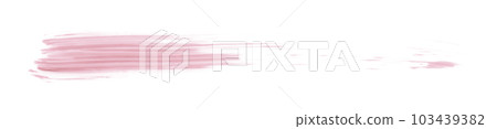 Pink paintbrush isolated on white background. Watercolor 103439382