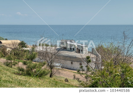 Seaside or Primorsky park in Chernomorsk, Ukraine Seaside or Primorsky park in Chernomorsk, Ukraine 103440586