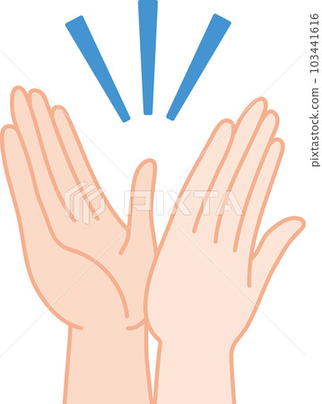 Clap hands _ clap from below 103441616