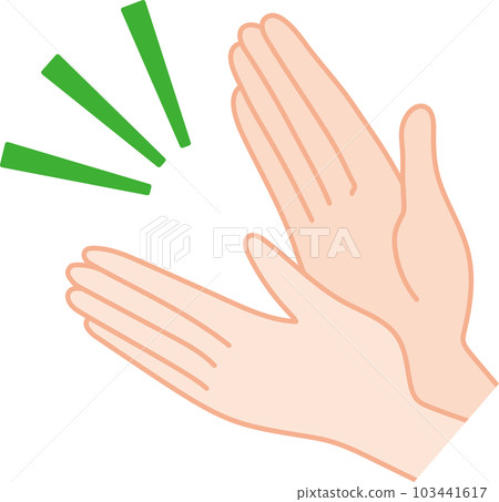 Applause hand _ Applause from the right side 103441617