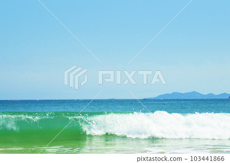 Sea wave summer image background material Sea wave summer image background material 103441866