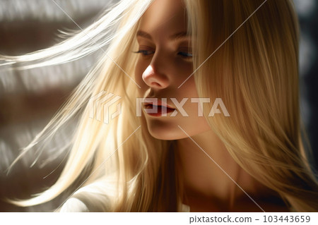 long silky straight blonde hair, Charming Long Blonde Strai…