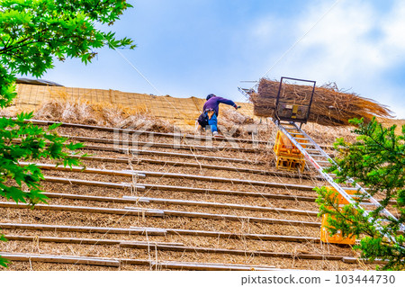 白川鄉 茅草屋頂的改建 103444730