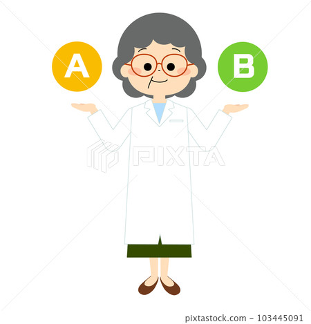 顯示選擇的資深一代女性醫生 103445091