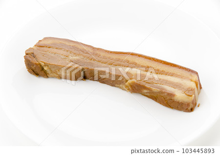 seasoned pork belly block seasoned pork belly block 103445893