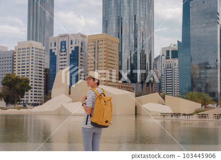 travel to United Arab Emirates, city of Abu Dhabi. travel to United Arab Emirates, city of Abu Dhabi. 103445906