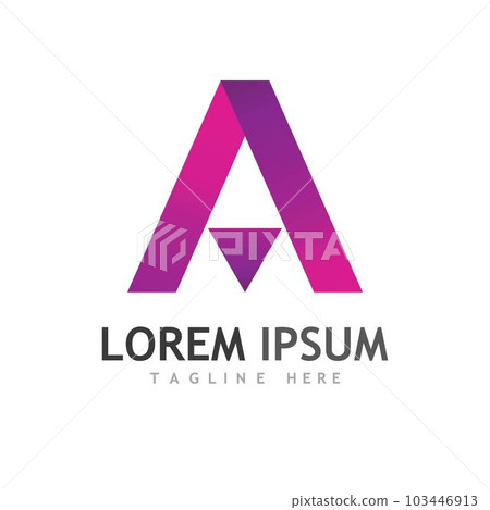 A Letter icon Template 103446913