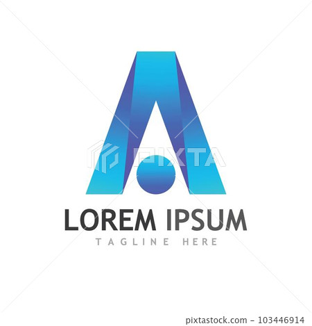 A Letter icon Template 103446914