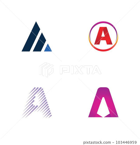 A Letter icon Template 103446959