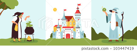 Kingdom Square Compositions Set 103447419
