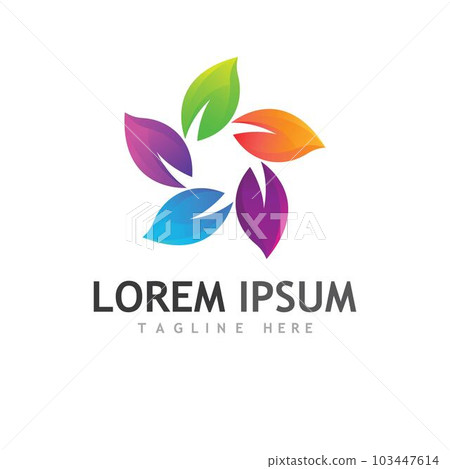 leaf logo and vector images 103447614