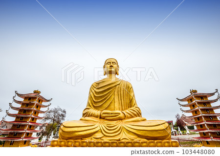 Vietnamese pagoda of Noyant d'Allier, allier, France 103448080