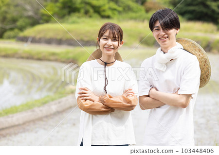 Farmhouse portrait 103448406