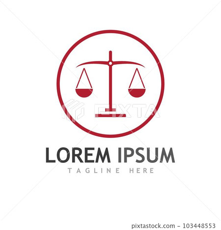 justice law Logo Template 103448553