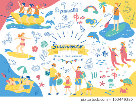 People who enjoy marine sports 103449380