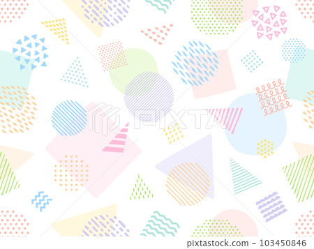 colorful hand drawn geometric pattern background colorful hand drawn geometric pattern background 103450846