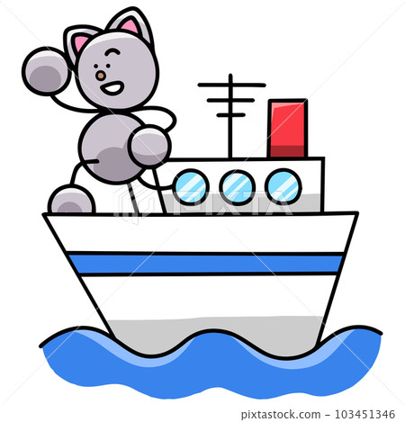 船貓上的喵丸插畫 103451346