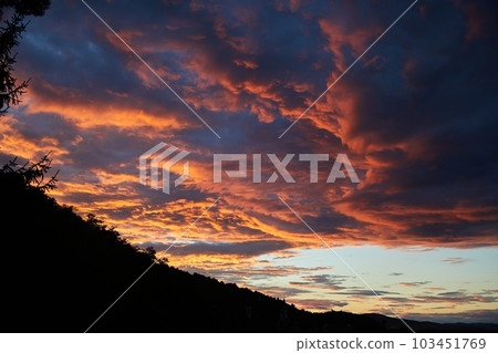 Sunset sky clouds Sunset sky clouds 103451769