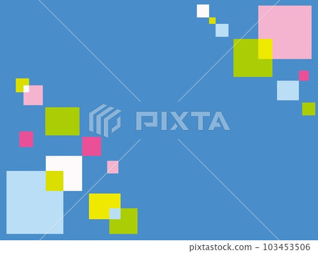 Geometric pattern frame square - Stock Illustration [103453506] - PIXTA