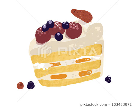shortcake with berries shortcake with berries 103453971